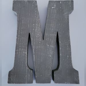 Decorative letter M